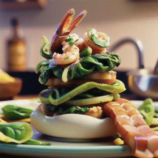 Shrimp Florentine with Zoodles