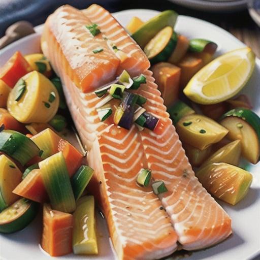 Air Fryer Salmon for One