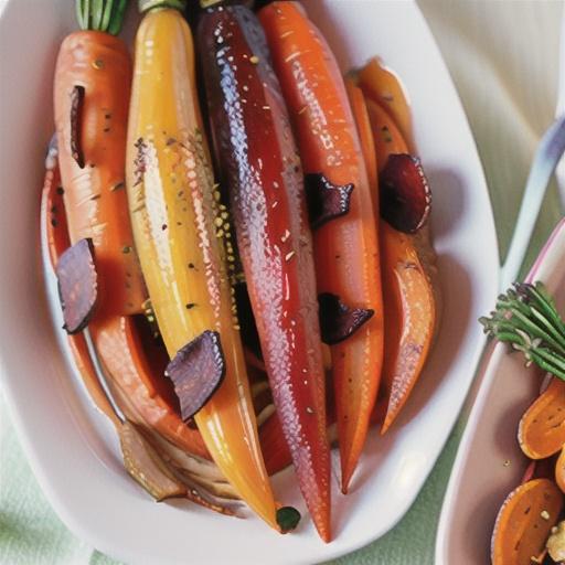 Roasted Maple Carrots with Bacon