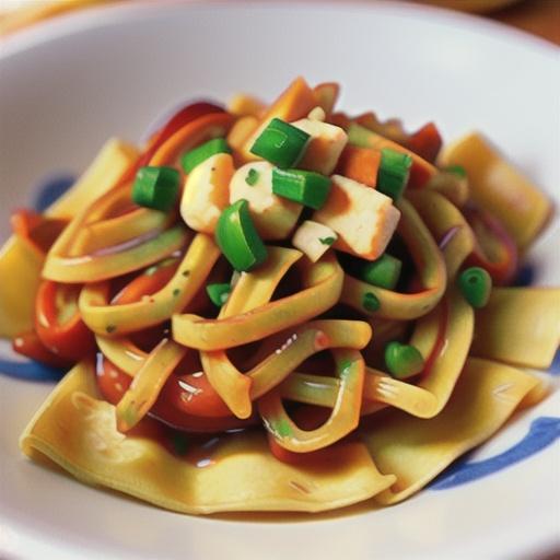 Crispy Semolina Noodles