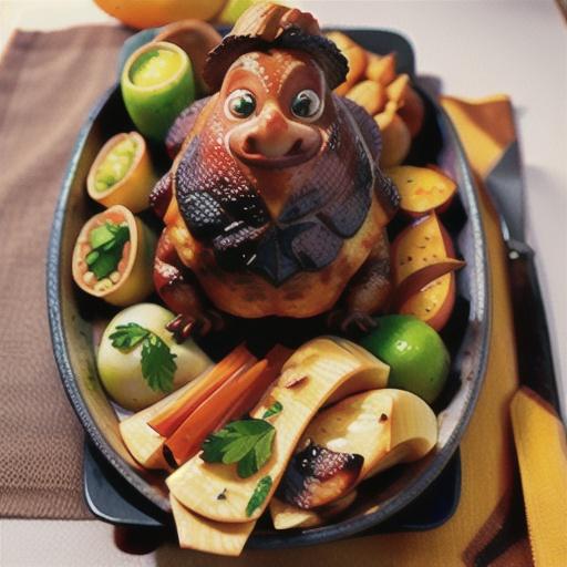 Orange and ginger slow-roasted pork shoulder