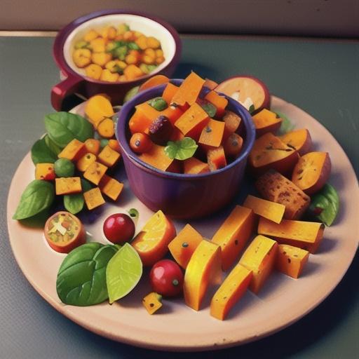 Air Fryer Orange-Cranberry Butternut Squash with Ginger