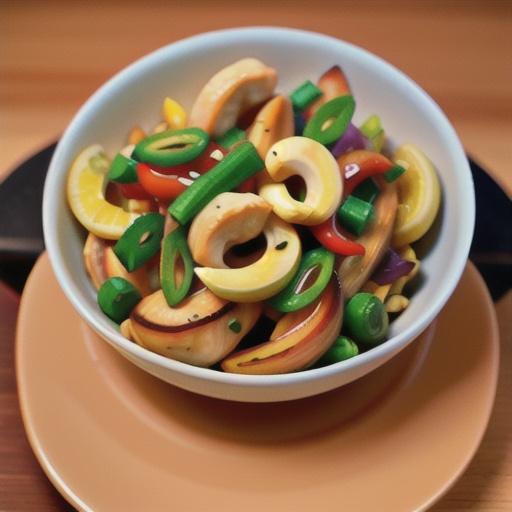 Lemon and honey chicken stir-fry