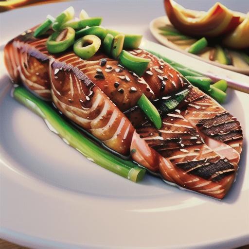 Broiled Salmon with Brown Sugar