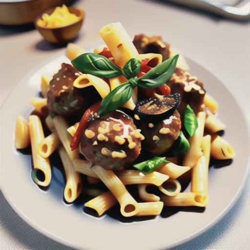 Beef, tomato and chilli pasta