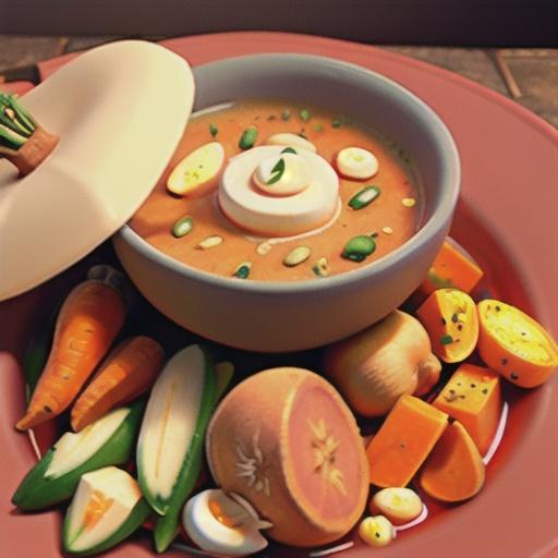 Rockin' Carrot, Sweet Potato, and Ginger Soup