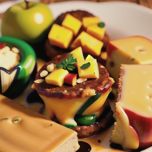 Cheesy Apple and Oat Meatloaf