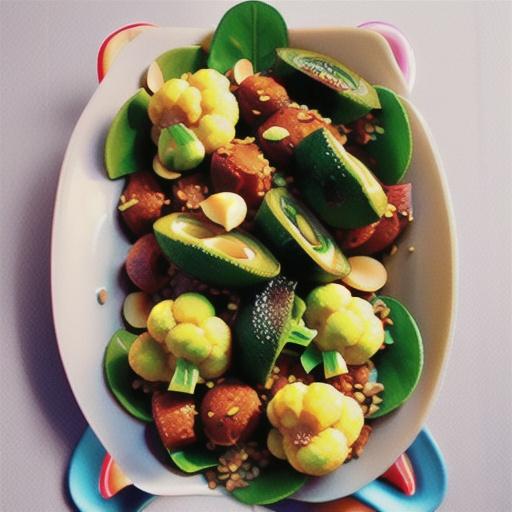 Healthy cauliflower, lentils and rice recipe