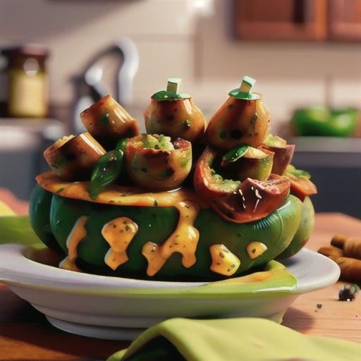 Stuffed Salsa Verde Potatoes with Leftover Turkey