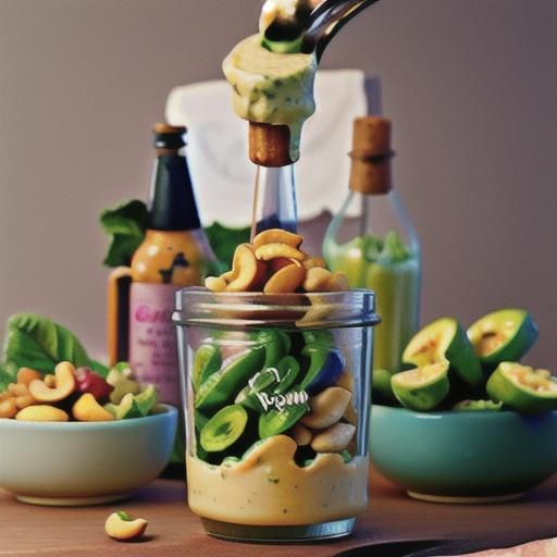 Creamy Raw Cashew Caesar Dressing