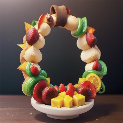 Pavlova wreath