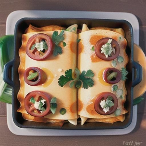 Cheese and Beef Enchiladas