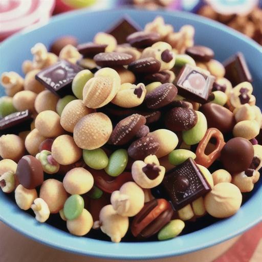 Sweet and Crunchy Popcorn Snack Mix