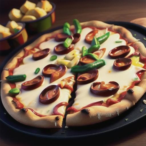 Chicken Alfredo Pizza