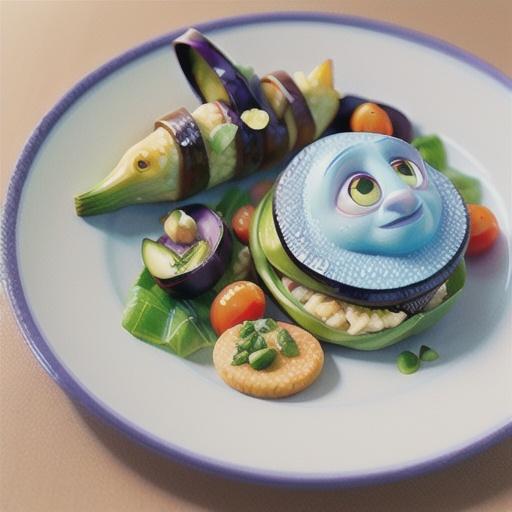 Blue-eye trevalla with babaghanoush