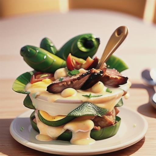 Dijon pork with creamy mash