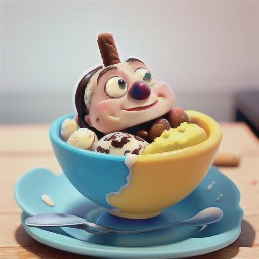 Hokey pokey ice-cream