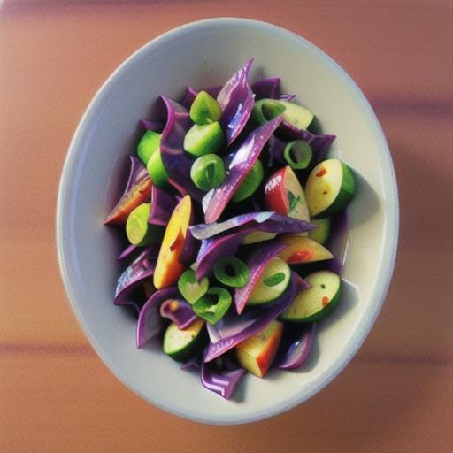 Red Cabbage Salad with Apples
