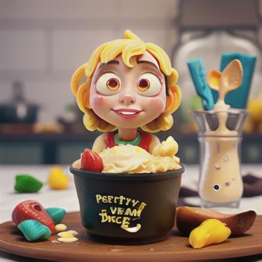 Condensed milk and cardamom ice cream