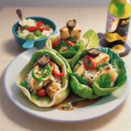 Chicken san choy bau