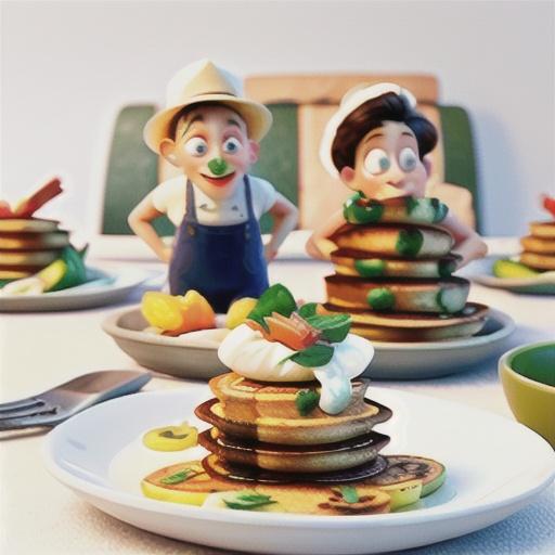 Buckwheat and zucchini blini with smoked salmon