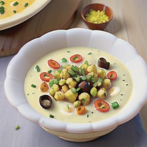 Roasted Cauliflower and Garlic Soup