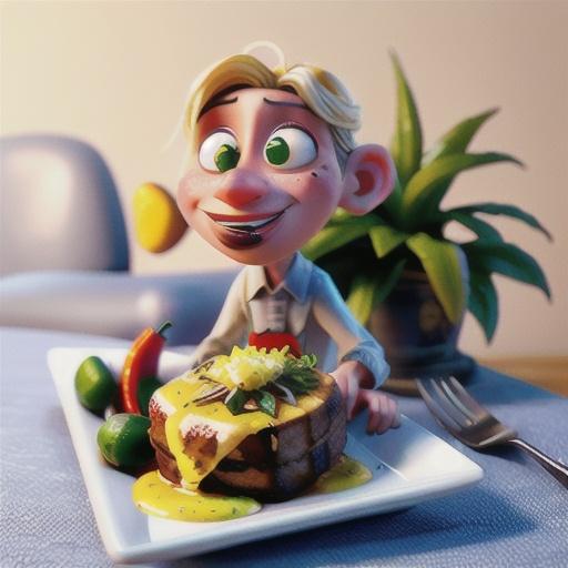 Steak with anchovy, chilli & parmesan butter