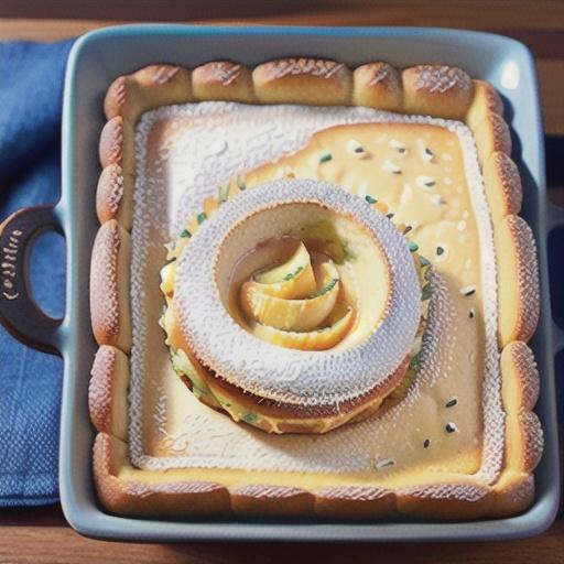 Pineapple Bread Souffle