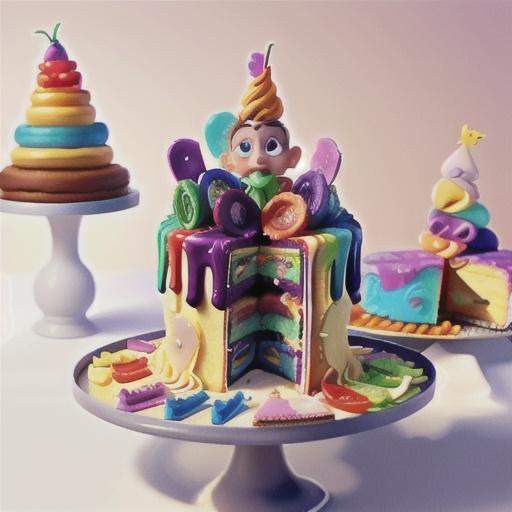 Rainbow Surprise Inside Cake