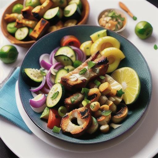 Tandoori lamb cutlets with cucumber salad