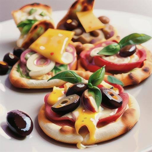 Mediterranean pizzas