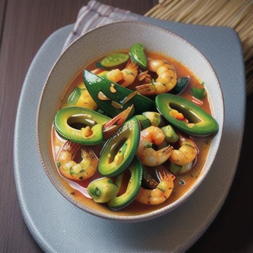 Chilli & tamarind prawns