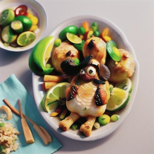 Makrut lime and ginger roast chicken recipe