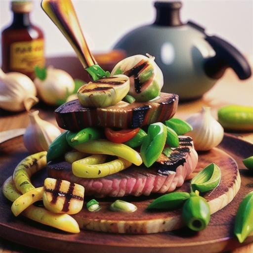 Garlic Steak with Garlic