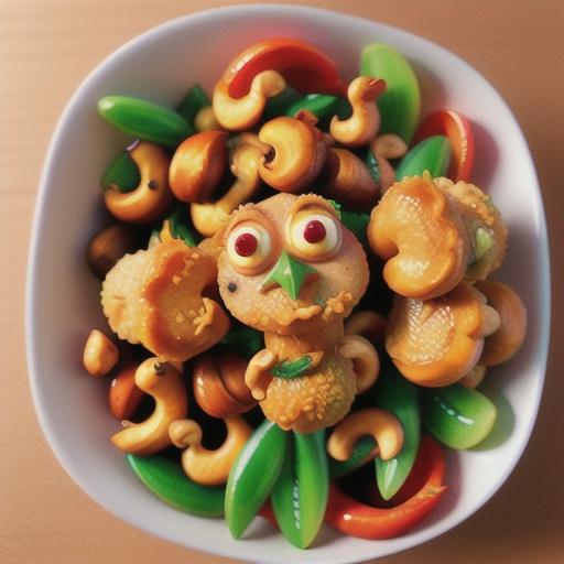 Crunchy cashew chicken
