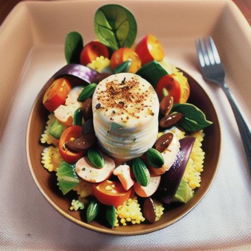 Pumpkin couscous salad