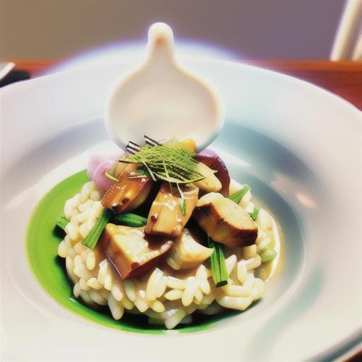 Chicken, leek and fennel risotto