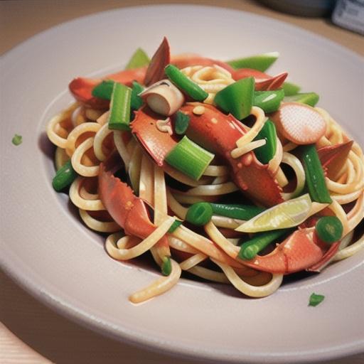 Crab and chilli spaghetti with herbed pangrattato