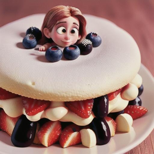 Mixed berry shortcake