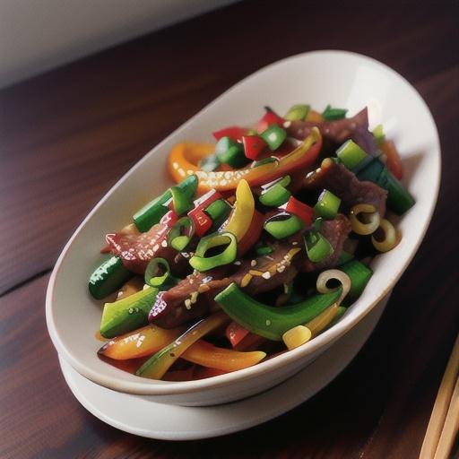 Chilli and orange beef stir-fry