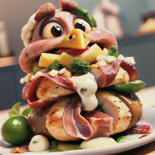 Chicken and prosciutto parmigiana