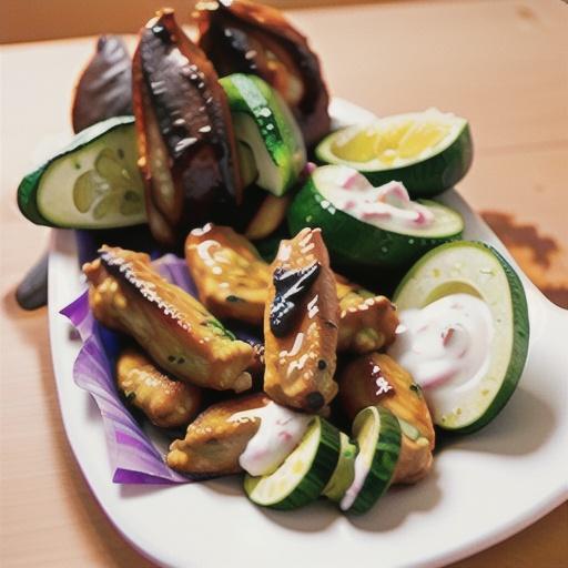 Tandoori wings with cucumber yoghurt