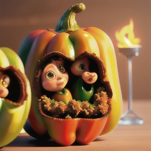 Mom's Stuffed Bell Peppers