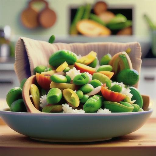 Gluten-Free Sugar Snap Peas and Rice