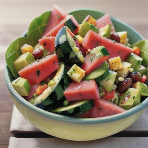 Avocado Watermelon Salad