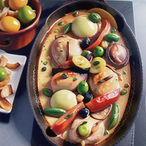 Skillet Chicken Puttanesca