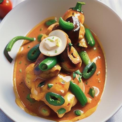 Butter chicken stuffed capsicums recipe