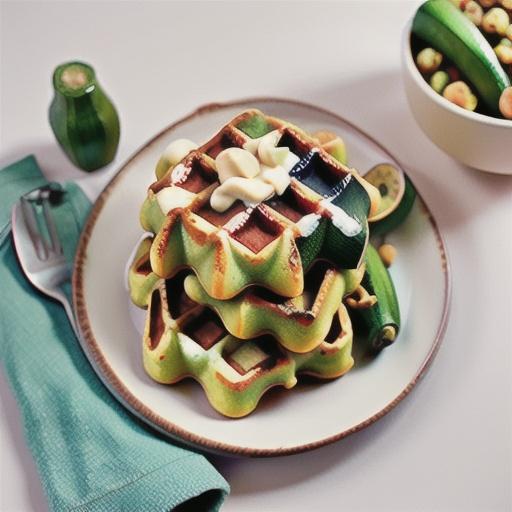 Zucchini waffles