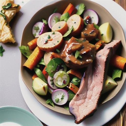 Moroccan lamb with roast carrot salad