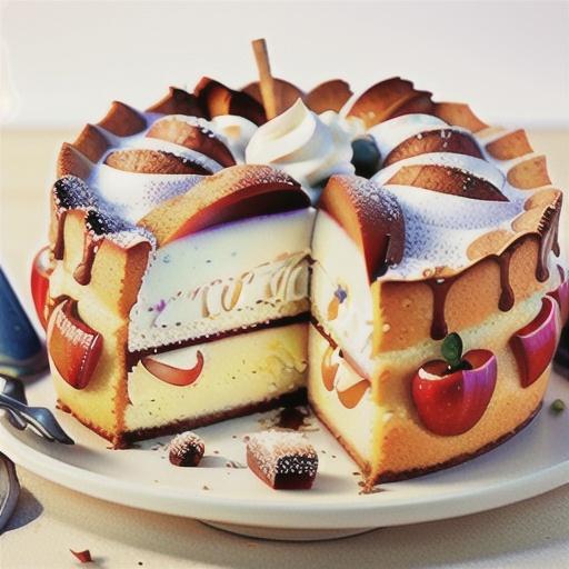 Cream cheese apple cake recipe